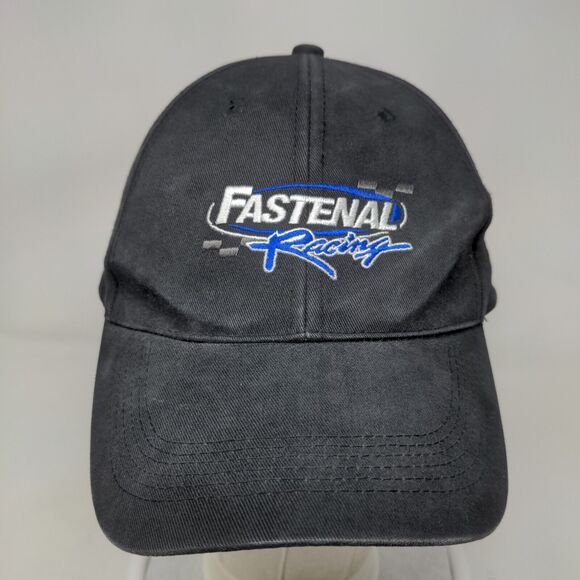 Fastenal Racing Strapback Hat Black OSFA Embroidered Logo Monarch - Picture 2 of 8